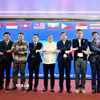 Các Đại sứ, Đại biện các nước ASEAN chụp ảnh chung. (Ảnh: Tâm Hằng/TTXVN)