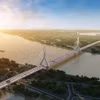 Phối cảnh cầu Tứ Liên.