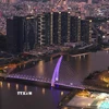 Thành phố Hồ Chí Minh về đêm. (Ảnh: Hồng Đạt/TTXVN)