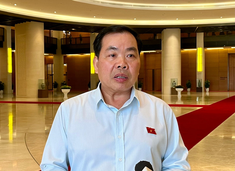 Đại biểu Nguyễn Quang Huân cho biết Luật mới cũng khuyến khích các doanh nghiệp đưa ra cơ chế rõ ràng để nghiên cứu khoa học mà không lo rủi ro. (Ảnh: Vietnam+)