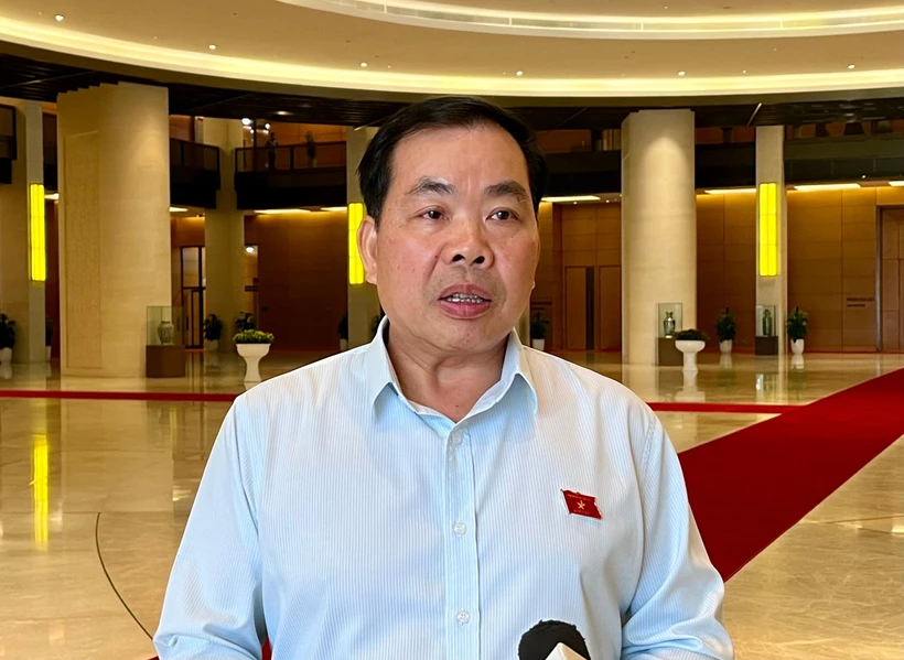 Đại biểu Nguyễn Quang Huân cho biết Luật mới cũng khuyến khích các doanh nghiệp đưa ra cơ chế rõ ràng để nghiên cứu khoa học mà không lo rủi ro. (Ảnh: Vietnam+) Đại biểu Nguyễn Quang Huân cho biết Luật mới cũng khuyến khích các doanh nghiệp đưa ra cơ chế rõ ràng để nghiên cứu khoa học mà không lo rủi ro. (Ảnh: Vietnam+)
