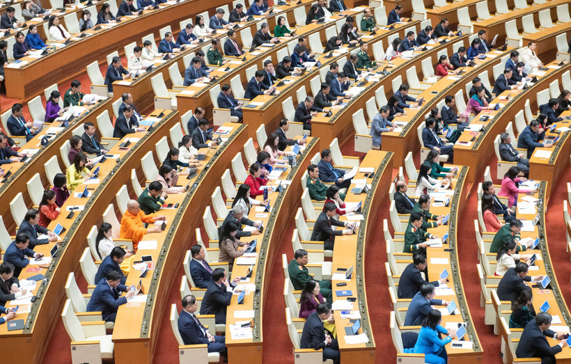 Quang cảnh kỳ họp.