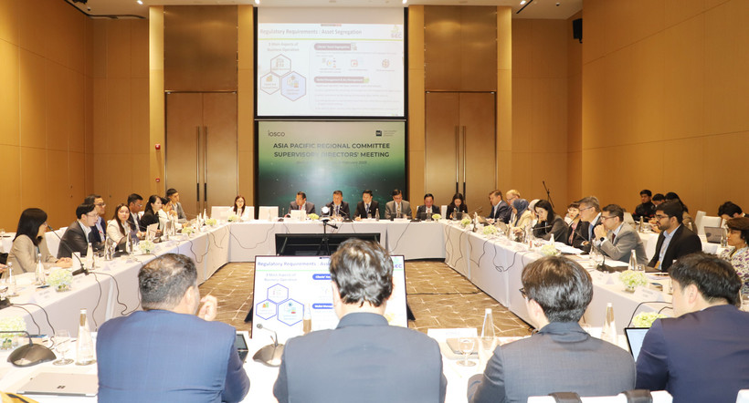 Hội nghị tiểu ban khu vực châu Á-Thái Bình Dương (APRC) thuộc Tổ chức quốc tế các Ủy ban Chứng khoán (IOSCO) năm 2025 diễn ra ngày 19/2, tại Quảng Nam. (Ảnh: Vietnam+)