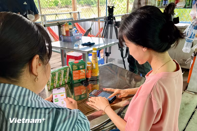 Cục Thuế chỉ đạo các cơ quan Thuế địa phương tuyệt đối không được yêu cầu hộ kinh doanh có doanh thu dưới 500 triệu đồng/năm ngừng sử dụng hóa đơn điện tử nếu họ đang sử dụng hợp pháp và có nhu cầu tiếp tục. (Ảnh: Vietnam+)