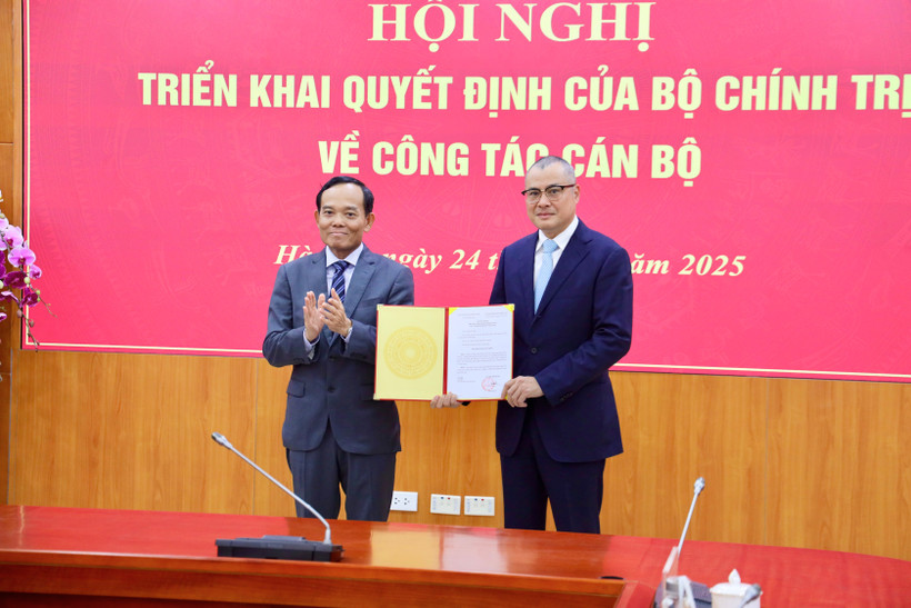 Bổ nhiệm ông Phạm Đại Dương, Ủy viên Trung ương Đảng, Bí thư Tỉnh ủy Phú Yên giữ chức vụ Phó Trưởng Ban Kinh tế Trung ương. (Ảnh: Vietnam+)