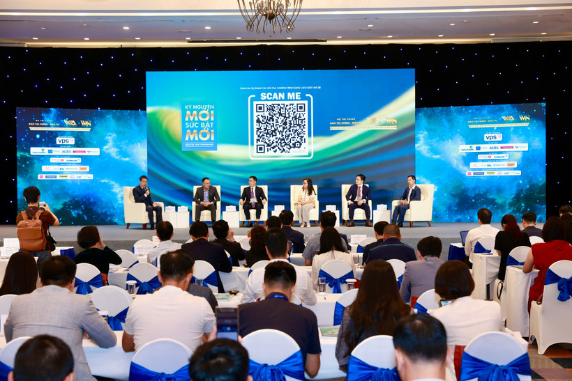 Diễn đàn Cấp cao Cố vấn tài chính Việt Nam lần thứ ba - năm 2025 (VWAS 2025) diễn ra ngày 25/9. (Ảnh: Vietnam+)