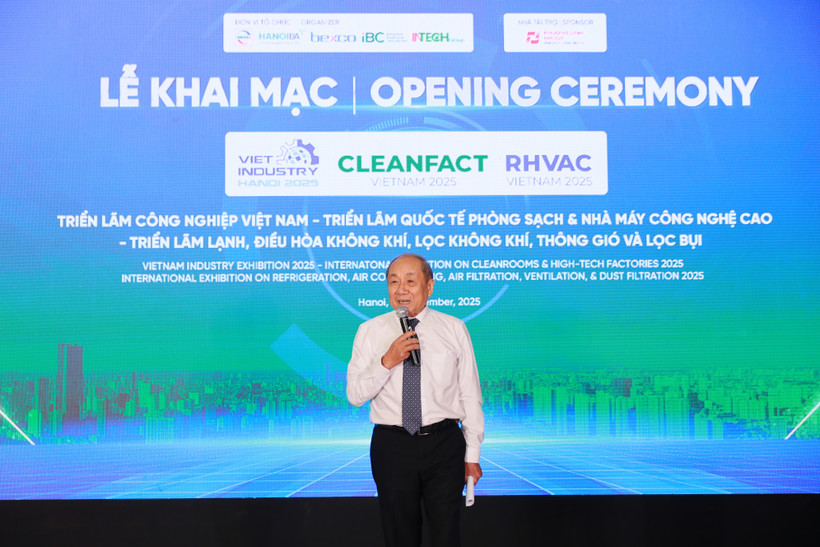 Tiến sỹ Nguyễn Xuân Tiên nhìn nhận ngành lạnh và điều hòa không khí là yếu tố cốt lõi trong việc hiện thực hóa các khái niệm "ngôi nhà xanh" và "thành phố xanh". (Ảnh: Vietnam+)