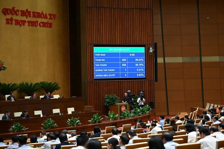 Luật sau khi hoàn thiện gồm 8 chương, 55 Điều với 12 nhóm điểm mới so với Luật hiện hành, đảm bảo mục tiêu sửa đổi và đáp ứng yêu cầu thực tiễn. (Ảnh: CTV/Vietnam+)