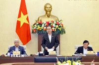 Chủ tịch Quốc hội Trần Thanh Mẫn phát biểu. (Ảnh: Doãn Tấn/TTXVN)