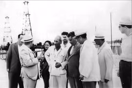 Bác Hồ thăm Azerbaijan năm 1959 (ảnh tư liệu)