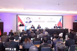 Diễn đàn doanh nghiệp Việt Nam-Séc là một trong những sự kiện quan trọng, được tổ chức trong khuôn khổ chuyến thăm chính thức Séc của Thủ tướng Phạm Minh Chính. (Ảnh: TTXVN)