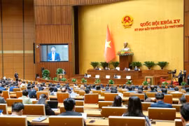 Kỳ họp bất thường lần thứ 9, Quốc hội khóa XV xem xét thông qua nhiều nội dung quan trọng phục vụ phát triển kinh tế-xã hội. (Ảnh: TTXVN)