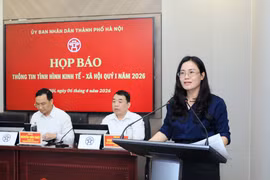 Lãnh đạo Sở Tài chính Hà Nội thông tin về tình hình kinh tế-xã hội quý 1/2026