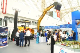 Phiên khai mạc Tuần lễ Công nghiệp và Công nghệ Việt Nam 2025 diễn ra sáng 12/11 tại Trung tâm Triển lãm Việt Nam (Đông Anh, Hà Nội). (Ảnh: PV/Vietnam+)