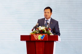 Ông Đỗ Đức Hoàng, Phó Tổng Giám đốc Đài Truyền hình Việt Nam nhấn mạnh, Vietnam Today ra đời với mong muốn là cửa sổ thông tin để thế giới hiểu, cảm nhận và kết nối với Việt Nam. (Ảnh: Vietnam+)