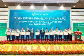 Các cá nhân được khen thưởng danh hiệu "Nhà quản lý xuất sắc Tập đoàn Công nghiệp Hóa chất Việt Nam giai đoạn 2020-2025". 