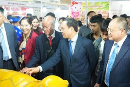 145 gian trưng bày, quy tụ hàng trăm sản phẩm thủ công mỹ nghệ mới, sáng tạo cùng các sản phẩm làng nghề truyền thống, nông sản và sản phẩm OCOP tiêu biểu của Phượng Dực và nhiều địa phương của Hà Nội.