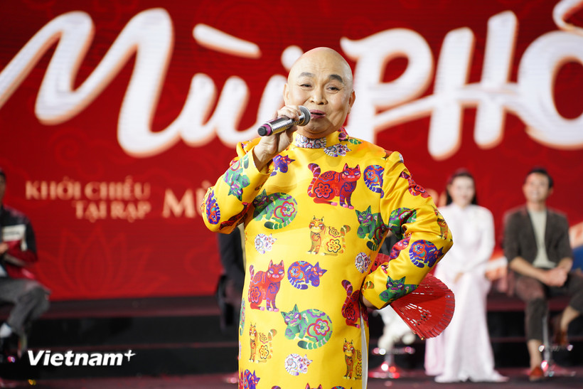 Nghệ sỹ Ưu tú Xuân Hinh "lấn sân" mảng điện ảnh. (Ảnh: Anh Vũ/Vietnam+)