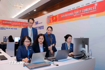 TTXVN - Cơ quan báo chí chủ lực góp phần vào thành công chung Đại hội XIV của Đảng