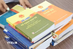 Bộ luật Tố tụng dân sự năm 2015. (Ảnh: Hồng Đạt/TTXVN)