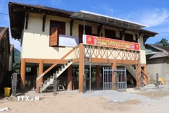 Nhà văn hóa thôn tại Quảng Ngãi được xây dựng khang trang, kiên cố. (Ảnh: Đinh Hương/TTXVN)