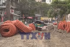 Hà Nội tăng tốc giải phóng mặt bằng dự án mở rộng đường Lĩnh Nam 