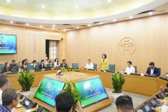 Quang cảnh Hội nghị gặp mặt một số tổ chức, doanh nghiệp trên địa bàn thành phố ủng hộ Quỹ “Vì người nghèo” và an sinh xã hội thành phố Hà Nội năm 2025.