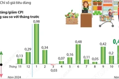  Chỉ số giá tiêu dùng tháng 11 năm 2025 tăng 0,45%