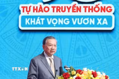 Tổng Bí thư Tô Lâm phát biểu. (Ảnh: Thống Nhất/ TTXVN)