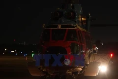 Trực thăng cấp cứu ngư dân từ Trường Sa trong ngày đầu năm mới 