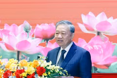 Tổng Bí thư Tô Lâm phát biểu. (Ảnh: Thống Nhất/TTXVN)