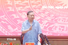 Tổng Bí thư, Chủ tịch nước Tô Lâm phát biểu. (Ảnh: Thống Nhất/TTXVN)