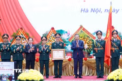 Tổng Bí thư, Chủ tịch nước Tô Lâm trao Huân chương Hồ Chí Minh tặng Hội Cựu chiến binh Việt Nam. (Ảnh: Thống Nhất/TTXVN)