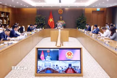 Quang cảnh cuộc họp. (Ảnh: Phạm Kiên/TTXVN)