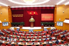 Hội nghị toàn quốc tổng kết công tác phòng chống tham nhũng, lãng phí, tiêu cực nhiệm kỳ Đại hội XIII của Đảng. (Ảnh: Phương Hoa/ TTXVN)