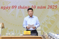 Phó Thủ tướng Lê Thành Long, Chủ tịch Ủy ban Quốc gia về người cao tuổi Việt Nam. (Ảnh: Dương Giang/TTXVN)