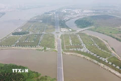 Trục kinh tế hành lang sông Đồng Nai cùng Khu thương mại tự do, Khu đô thị sân bay kỳ vọng sẽ là cực tăng trưởng mới của Đồng Nai. (Ảnh: Sỹ Tuyên/TTXVN)