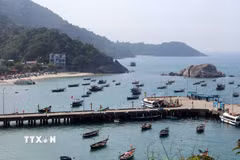 Một góc bình yên ở đảo Cù Lao Chàm, thành phố Đà Nẵng. (Ảnh: Đỗ Trưởng/TTXVN)
