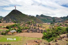 Cao nguyên đá Đồng Văn. (Ảnh: TTXVN phát)