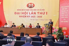 Chủ tịch Quốc hội Trần Thanh Mẫn phát biểu chỉ đạo. (Ảnh: Doãn Tấn/TTXVN)