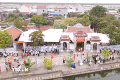 Phủ thờ Bà Chúa Muối, tại xã Thụy Hải, huyện Thái Thụy, tỉnh Thái Bình. (Ảnh: Vũ Quang/TTXVN)