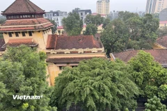 Không khí của Hà Nội ở mức trung bình. (Nguồn: Vietnam+)