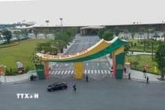 Hội chợ mùa Thu năm 2025 diễn ra từ 25/10 đến 4/11 tại Trung tâm Triển lãm Quốc gia (Đông Anh, Hà Nội). (Ảnh: Phan Phương/TTXVN)