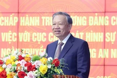 Tổng Bí thư Tô Lâm phát biểu. (Ảnh: Thống Nhất/ TTXVN)