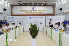 Quang cảnh hội thảo. (Ảnh: Thu Hoài/TTXVN)