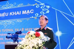 Thượng tướng, Tiến sỹ Lê Huy Vịnh, Ủy viên Trung ương Đảng, Thứ trưởng Bộ Quốc phòng, (Ảnh: Hoài Thu/TTXVN)