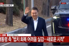 Tổng thống Hàn Quốc Yoon Suk Yeol được trả tự do