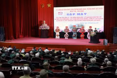 Quang cảnh buổi gặp mặt. (Ảnh: Thế Duyệt/TTXVN)
