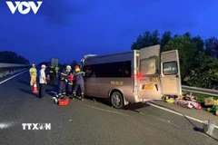 Hiện trường vụ tai nạn. (Nguồn: VOV)