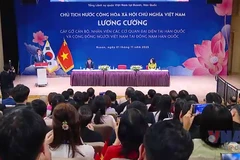 Chủ tịch nước Lương Cường: Chăm lo cộng đồng người Việt Nam tại Hàn Quốc